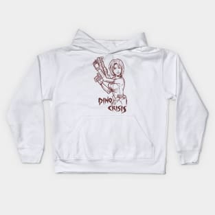 Dino Crisis Sketch Kids Hoodie